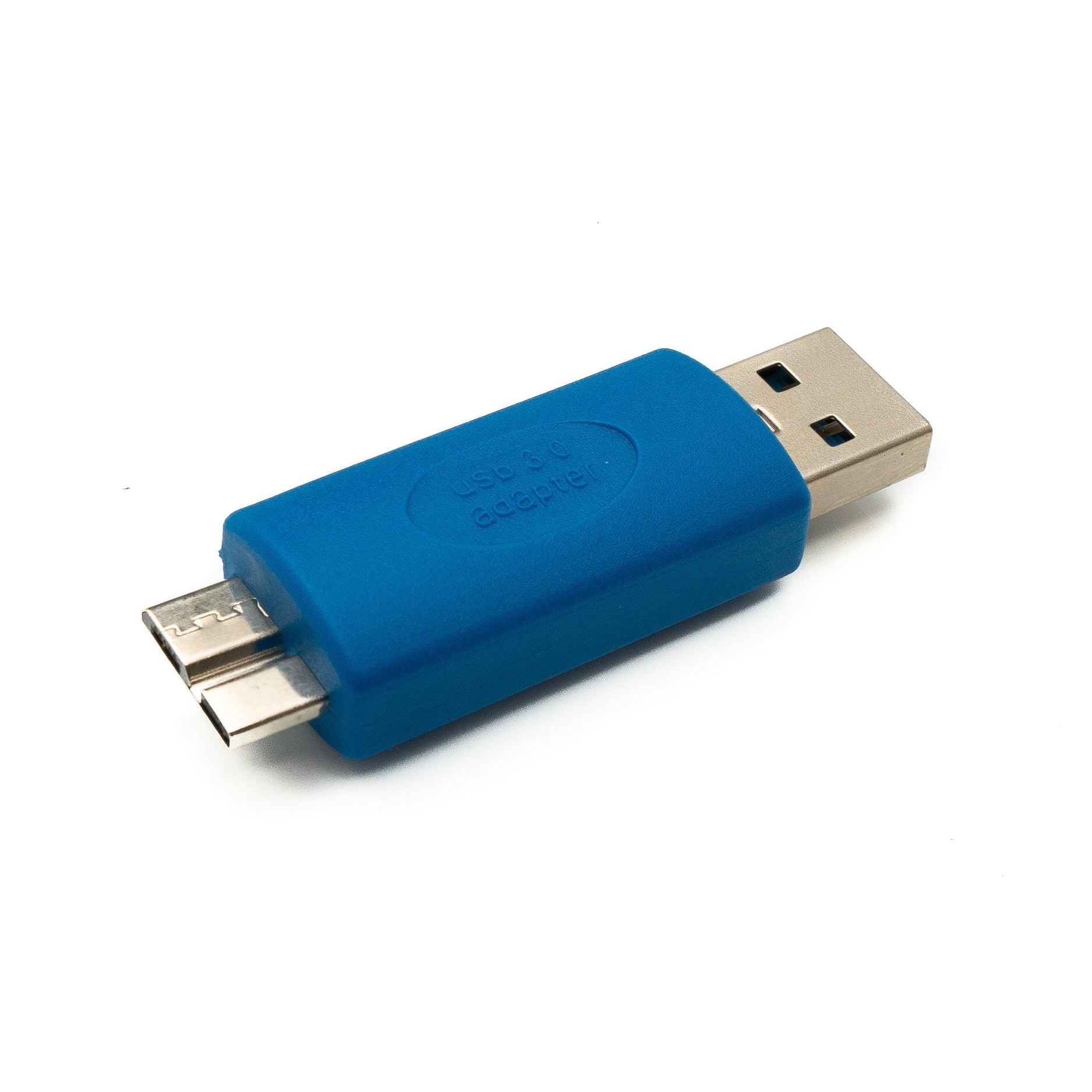 SYSTEM-S USB 3.0 Adapter Typ A Stecker zu Micro B Stecker Kabel in Blau