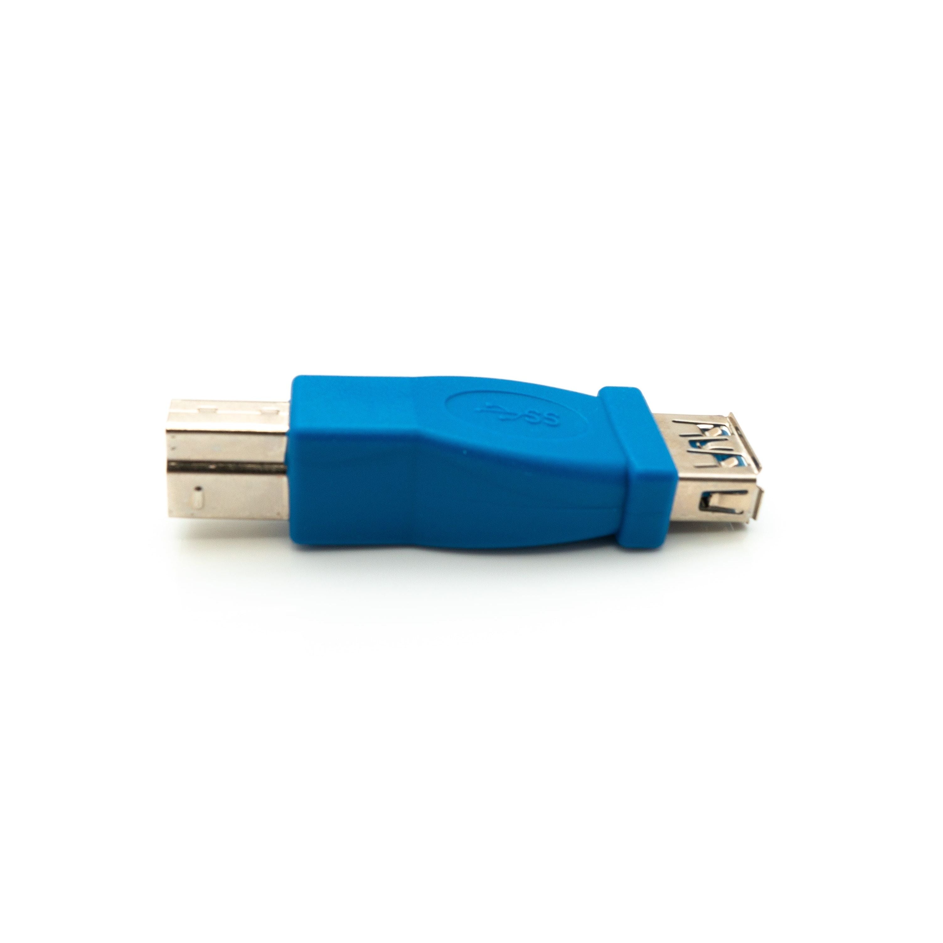USB 3.0 Adapter Typ B Stecker Zu Typ A Buchse Blau Hohe Übertragungsgeschwindigkeit