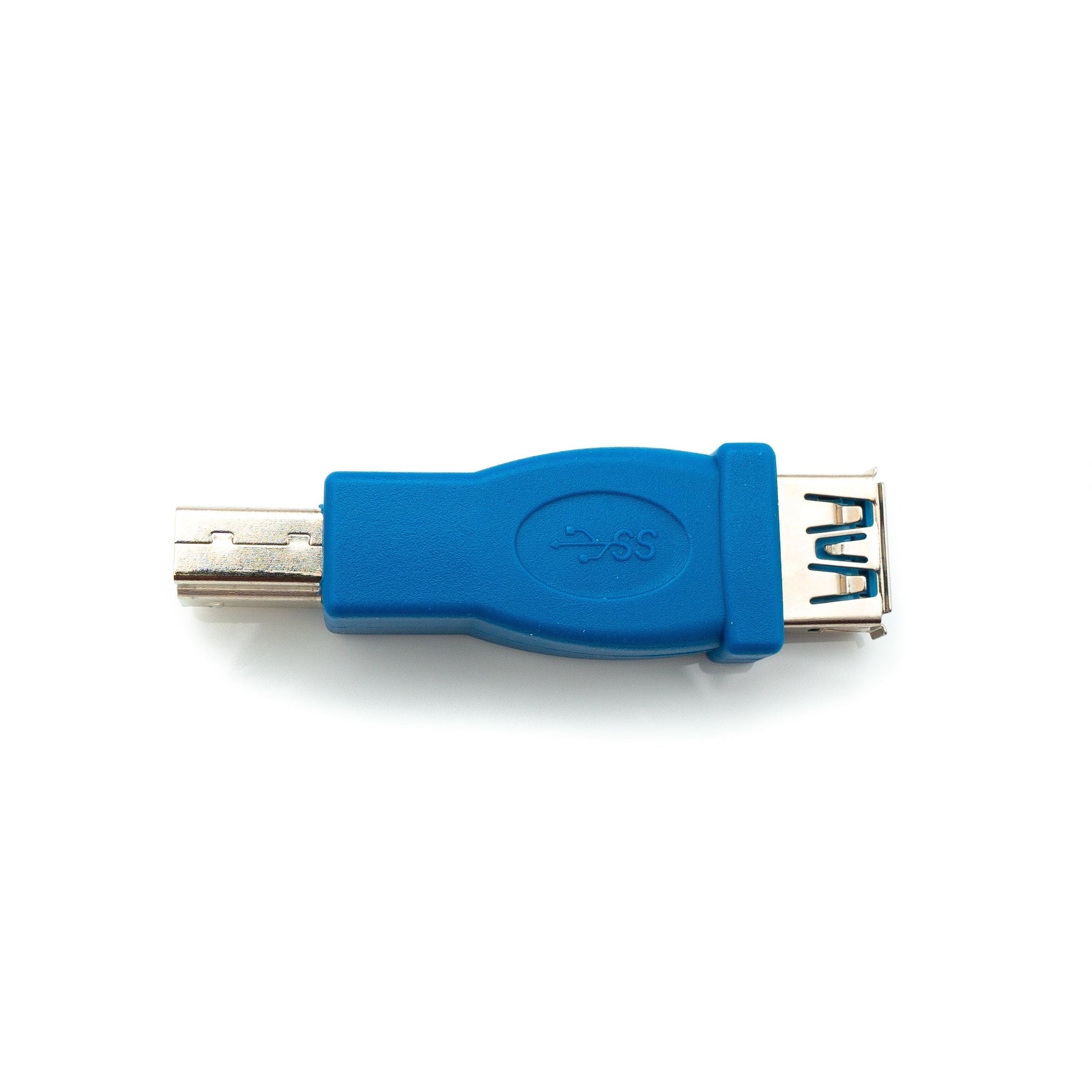USB 3.0 Adapter Typ B Stecker Zu Typ A Buchse Blau Hohe Übertragungsgeschwindigkeit