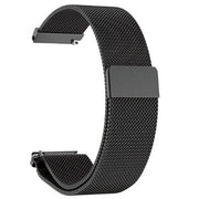 Milanaise Armband 20 Mm Schwarz Metallverschluss Für Samsung Galaxy Watch 4 Elegant Und Langlebig