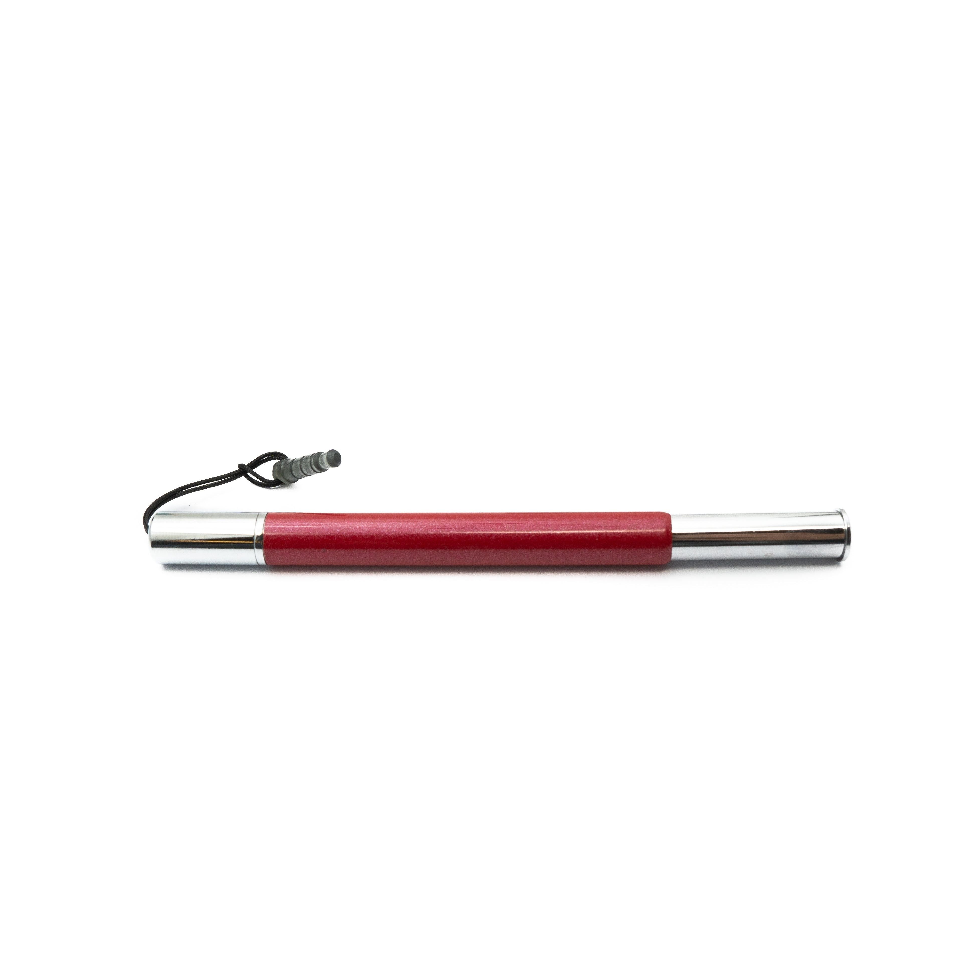 System-S Touchpen Stylus Aus Aluminium In Rot Für Tablet Smartphone Laptop Surface