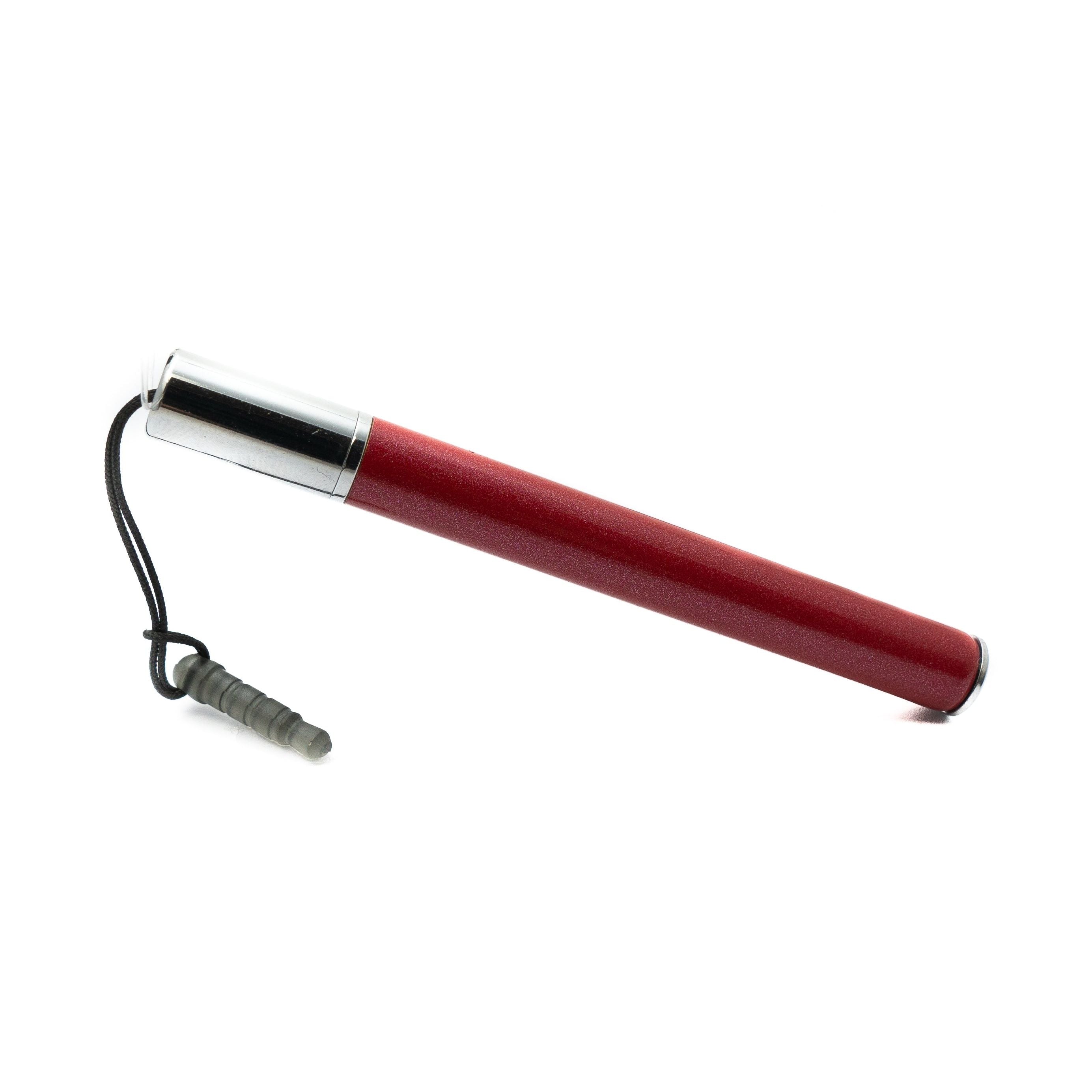 System-S Touchpen Stylus Aus Aluminium In Rot Für Tablet Smartphone Laptop Surface