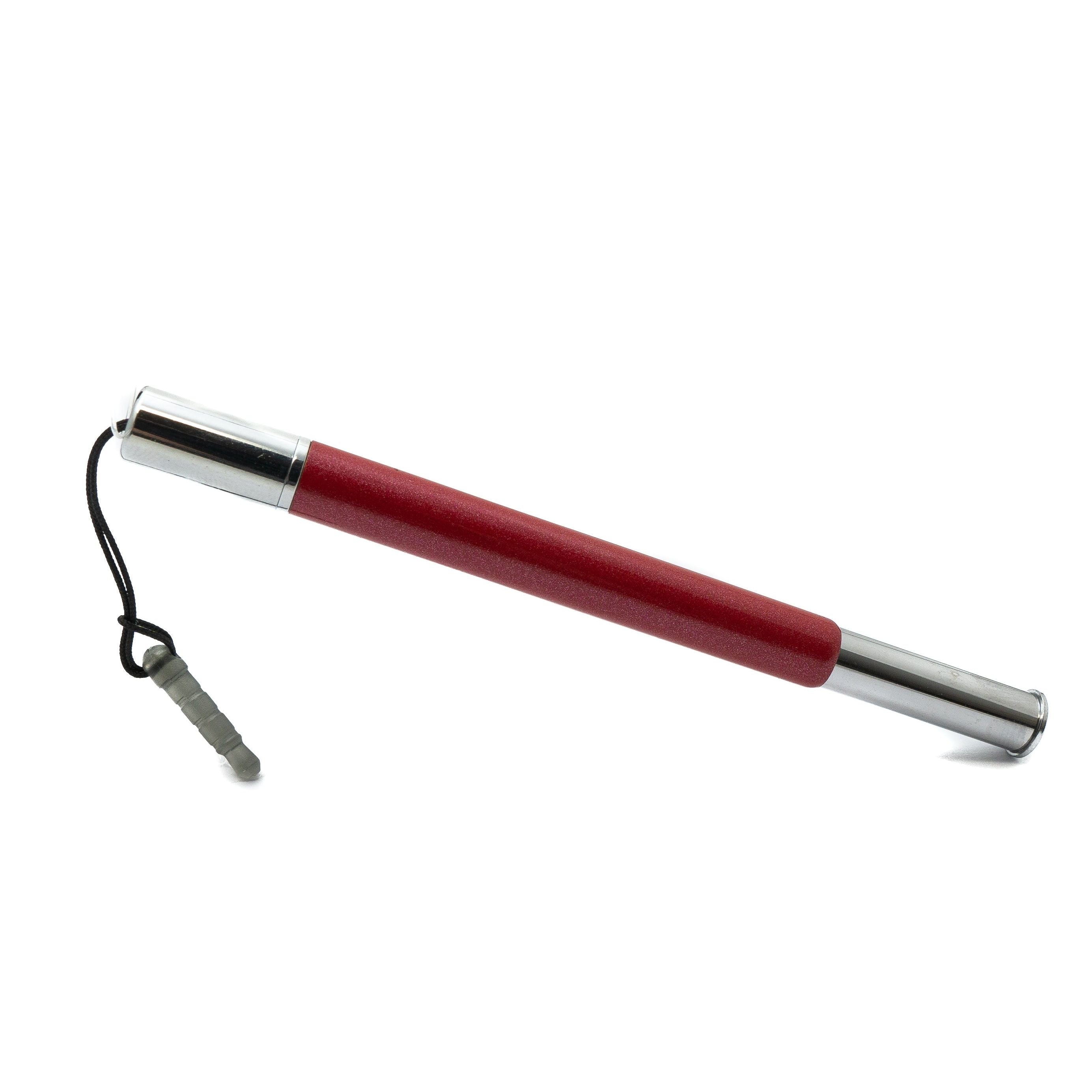 System-S Touchpen Stylus Aus Aluminium In Rot Für Tablet Smartphone Laptop Surface