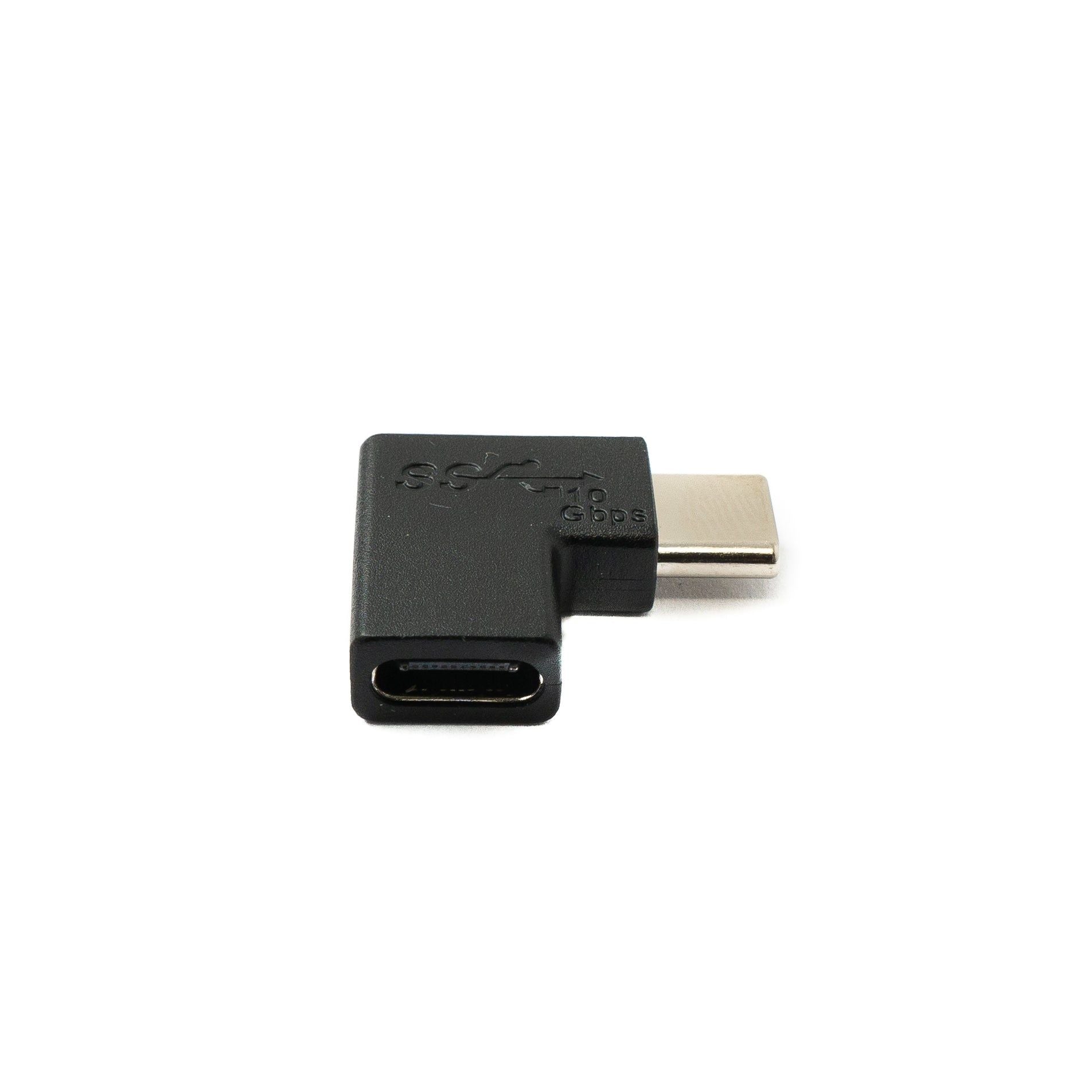 USB C Winkeladapter 3.1 Gen 2 Mit Aluminiumgehäuse Schnelle 5 Gbit Pro Sekunde Übertragung Schwarz