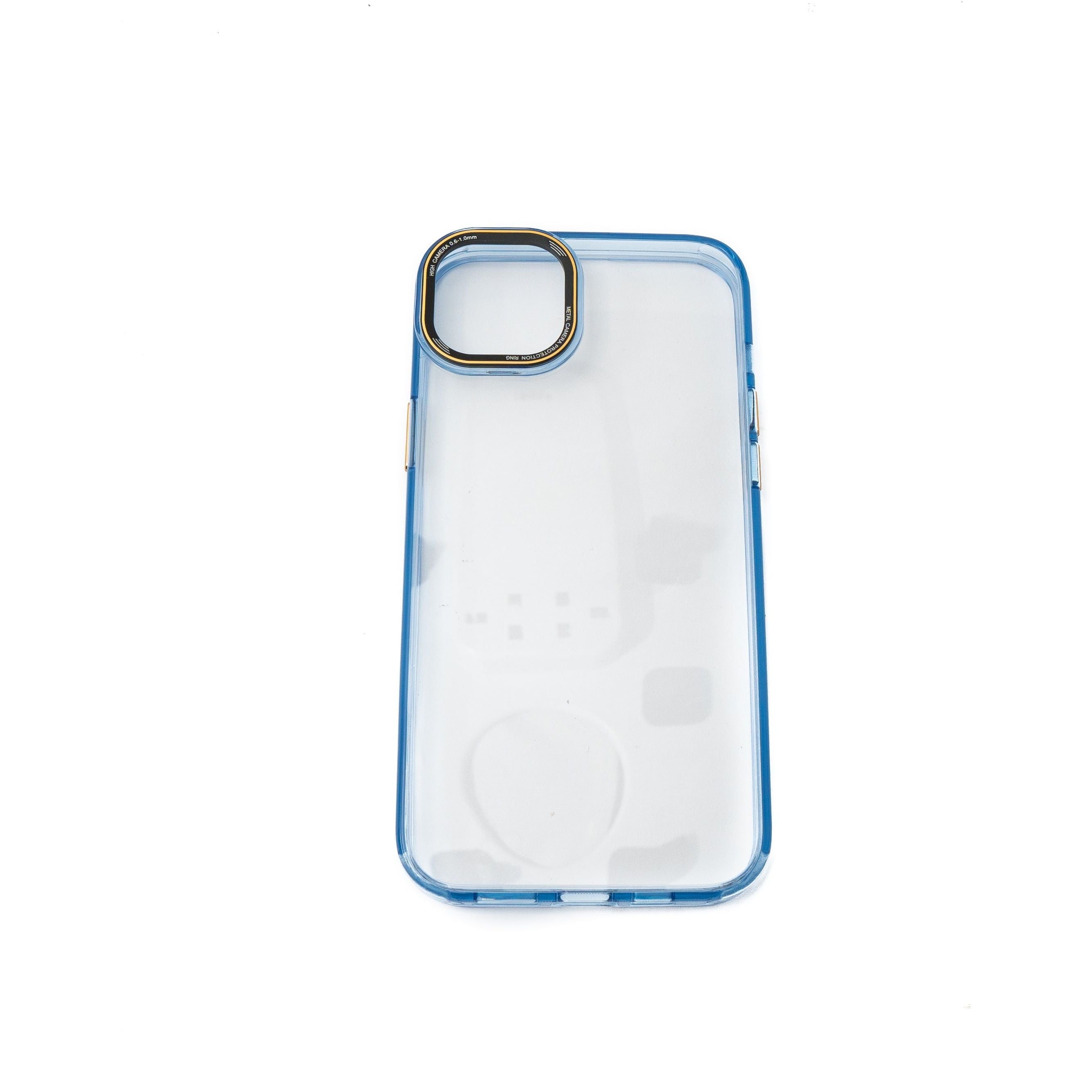 System-S TPU Schutzhülle Blau Transparent Für Iphone 14 Plus Mit Kamera und Buttonschutz