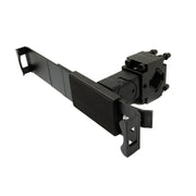 Stangenhalterung Mit Schloss Befestigung Schwarz Verstellbarer Winkel Für Tablets 9 Bis 13 Zoll