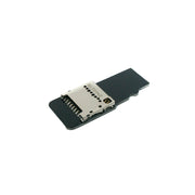 SYSTEM-S SD Karten Adapter Micro SD Stecker Zu Buchse Verlängerung Schwarz - Kompatibel Mit Micro SD Geräten