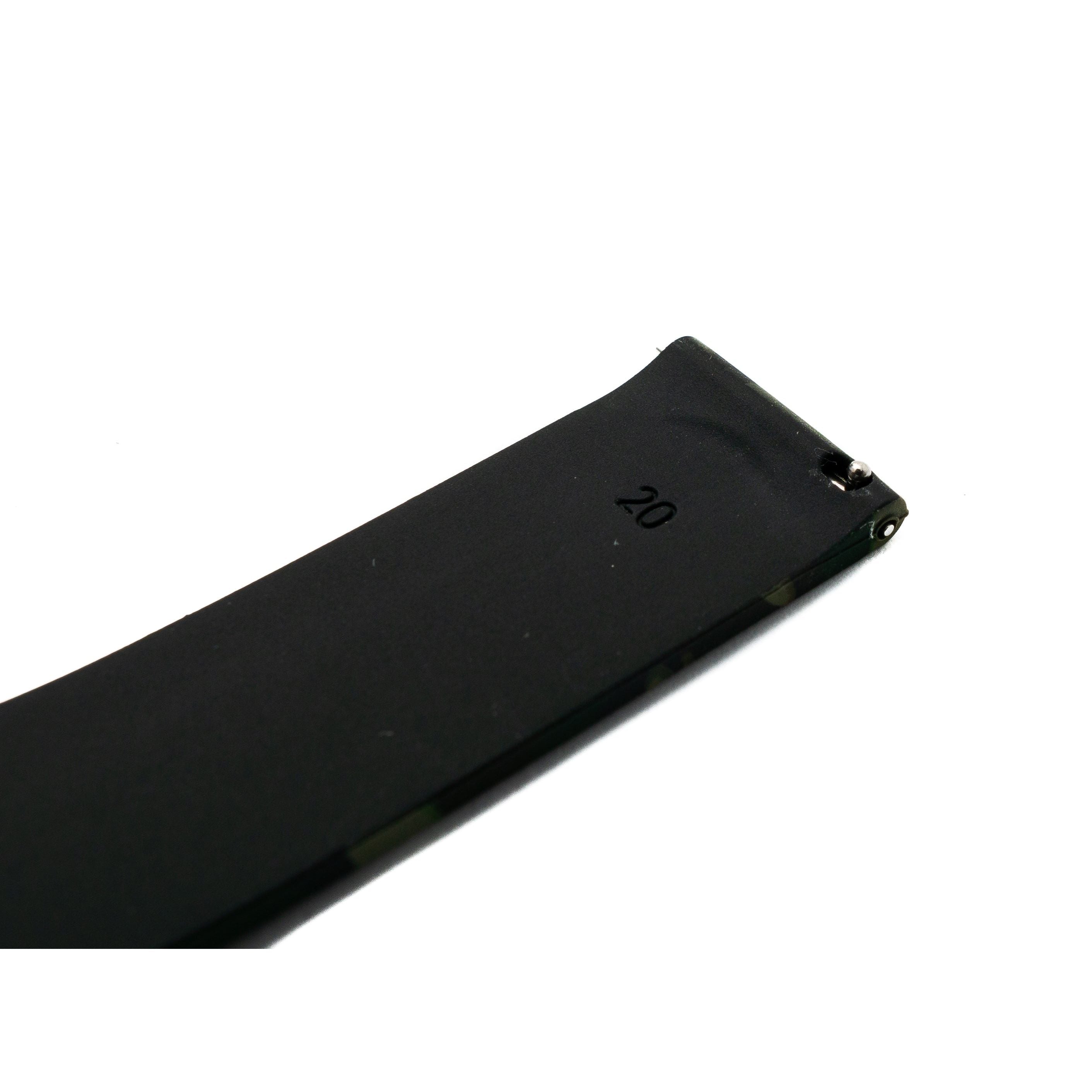 System S Tarn Grün Silikonarmband 20 Mm Mit Kippfaltschließe Für Smartwatch Bequemer Tragekomfort