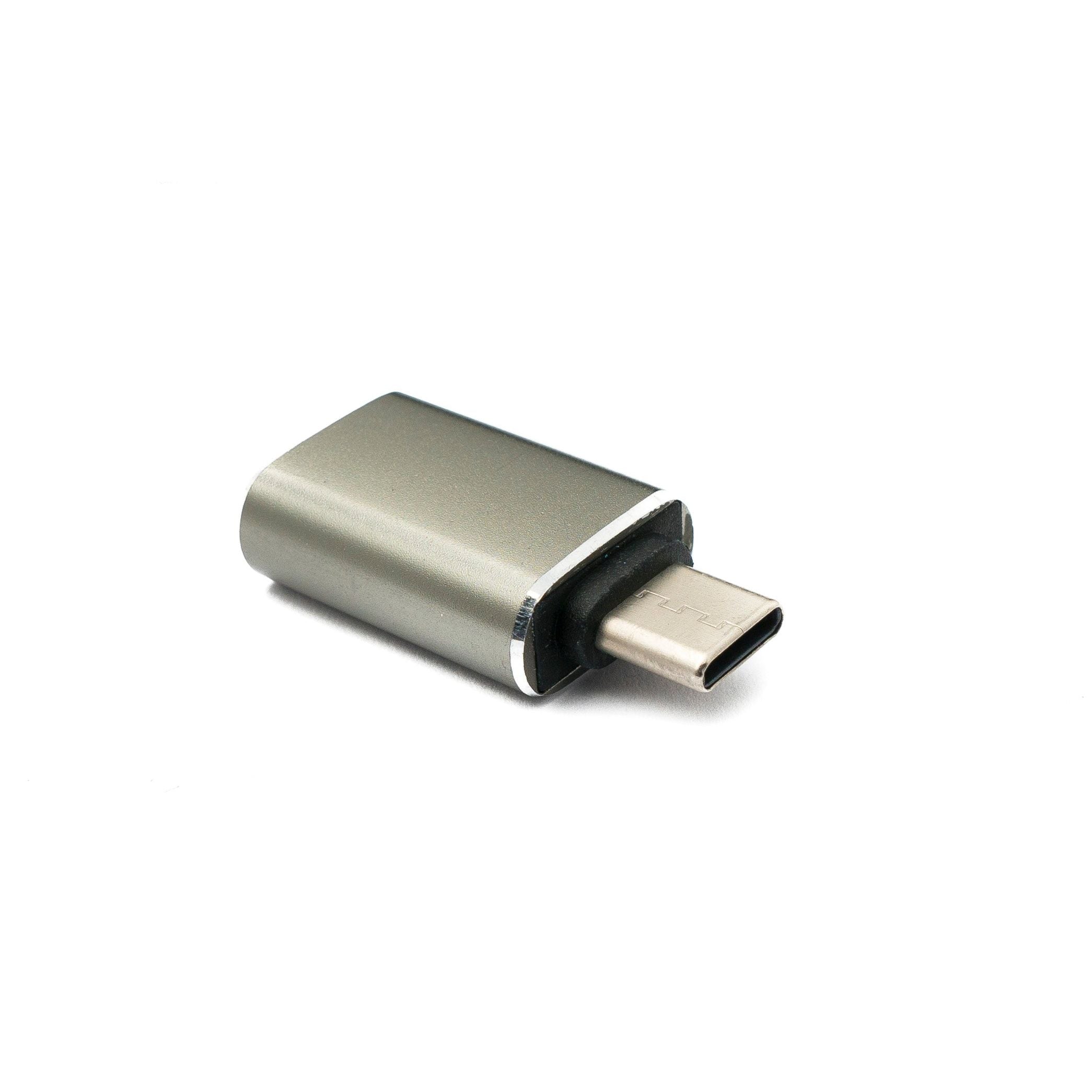 USB C Zu USB A Adapter Typ C Stecker Auf USB 3.0 Buchse Anthrazit 5 Gbit/s 0,9 A 4,5 W
