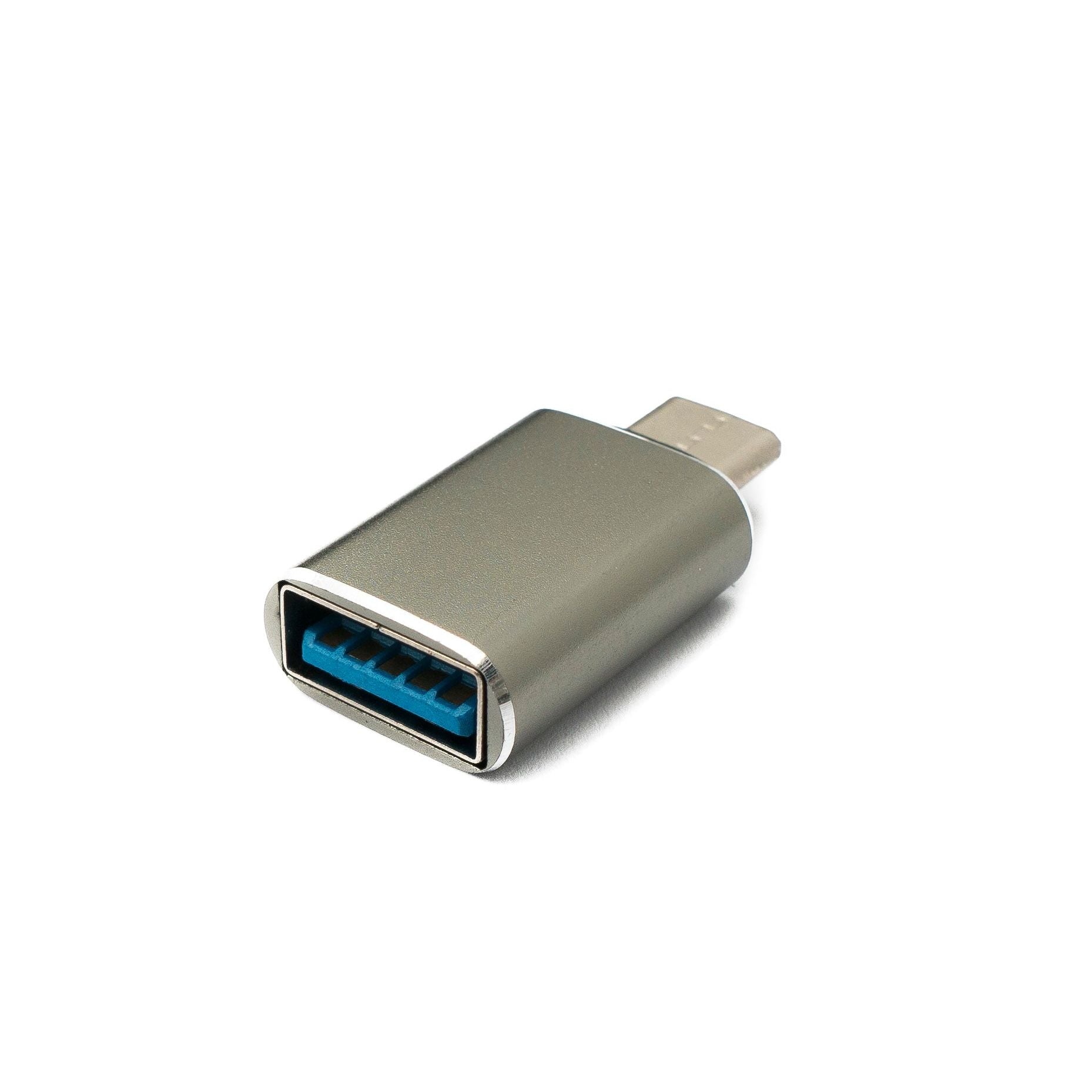 USB C Zu USB A Adapter Typ C Stecker Auf USB 3.0 Buchse Anthrazit 5 Gbit/s 0,9 A 4,5 W