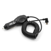 Micro USB KFZ Ladekabel Mit 90 Grad Winkelstecker Und Spiralkabel 30-135 Cm Für Mobilgeräte