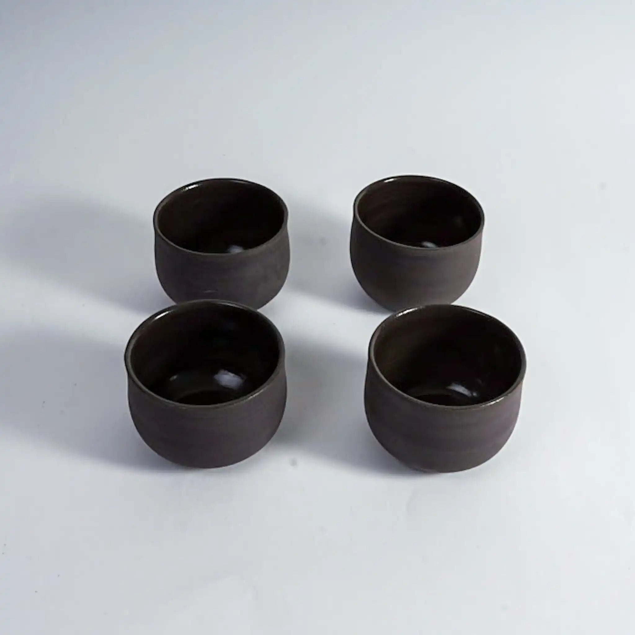 Ocha Teetasse grau/schwarz | Matcha Tasse by Mura Mura Ceramics