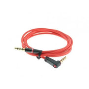 4 Polig 3,5 mm Klinke auf 3,5 mm Klinke Kabel Rot 110 cm Mit 90 Grad Winkelstecker
