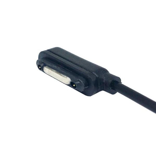 System-S Magnet USB Kabel Ladekabel zu MIcro USB Eingang für Sony Xperia Z1 Xperia Z2 Compact 10 cm