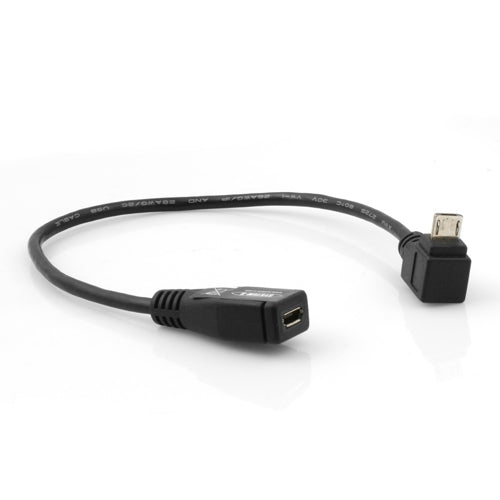 System-S Micro USB Kabel 90 Grad Winkel Micro USB Buchse 20 Cm Daten Lade Kabel Premium