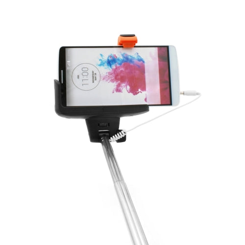 Universeller Monopod Selfie-Stick Grün Mit Fernauslöser 3,5mm Klinke Für iPhone Und Kamera