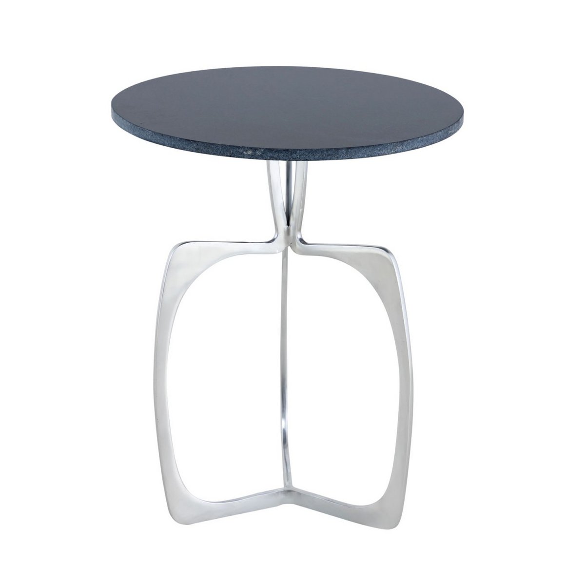 Beistelltisch - Metall rund ø 45 x 56 cm - Dekotisch - Marmor - Sohoo