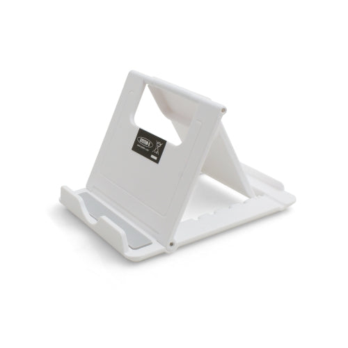 Systemhaus Zakaria Universal Klappständer Tablet Halter Weiss - 6 Stufen Neigung Von 60 Bis 75 Grad