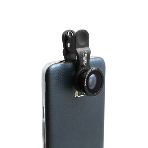 Systemhaus Zakaria Universelle Clip On 0,4x Fischauge Linse Für Smartphone Tablet iPhone iPad
