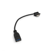Micro USB 3.0 OTG Kabel Mit 90 Grad Rechts Winkelstecker USB Host Adapter 15 cm Ladefunktion