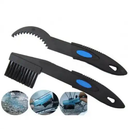 Fahrrad Kettenreiniger 2er Set Mit Bürsten Pinsel Zur Reinigung Von Kette Und Kassette