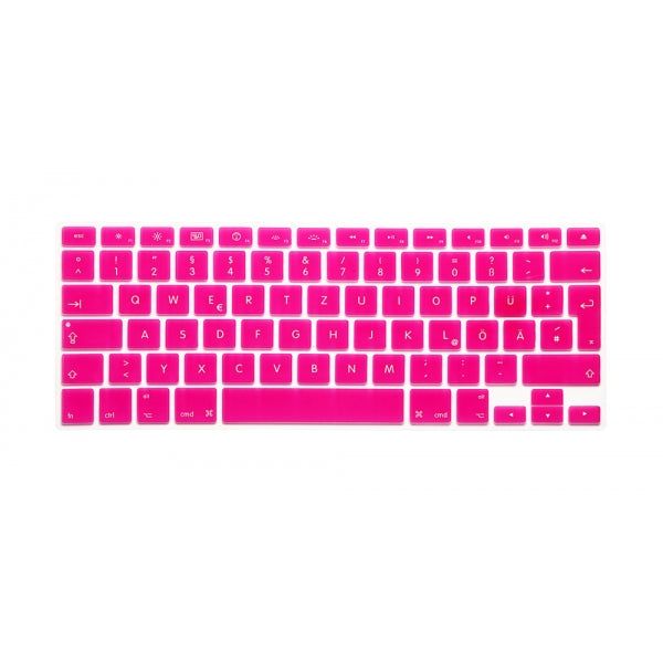 Silikon Tastaturabdeckung Pink Für MacBook Pro Air iMac QWERTZ Deutsche Tastatur