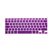 Silikon Tastaturabdeckung QWERTZ Deutsche Tastatur Lila Schutz Für MacBook Pro 13 15 17 Zoll