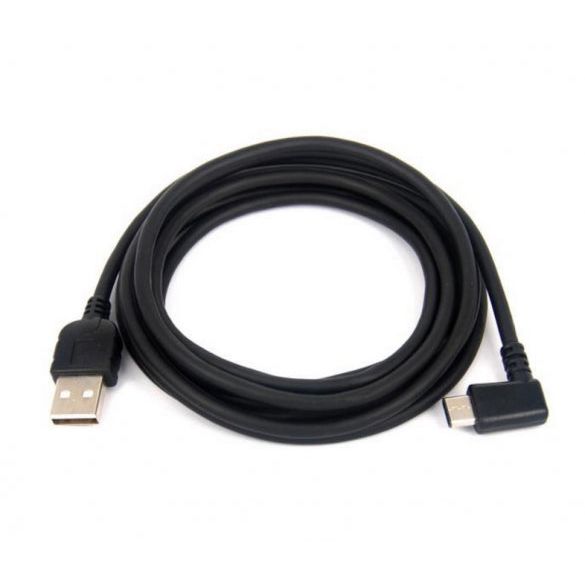 Systemhaus Zakaria USB 3.1 Typ C 90 Grad Rechts Winkelstecker Zu USB 2.0 Typ A Schwarz 140 cm