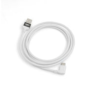 USB C 90 Grad Rechts Winkel zu USB 2.0 A Datenkabel 100 cm Weiss Hochwertig Ladekabel