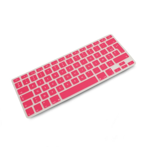 Silikon Tastaturabdeckung AZERTY Französisch Rosa Für MacBook Pro 13 15 17 Zoll iMac MacBook Air