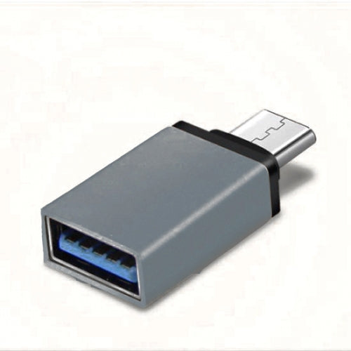 USB OTG Type C 3.1 Auf USB A 3.0 Grau Adapter Schneller Datentransfer Und Gleichzeitiges Aufladen