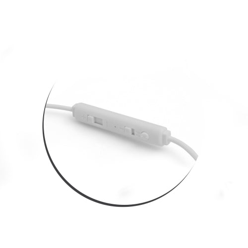 Einohr Headset Gegen Elektromagnetische Strahlung Mit Schallschlauch Weiss 3,5 mm Klinke Kabellänge