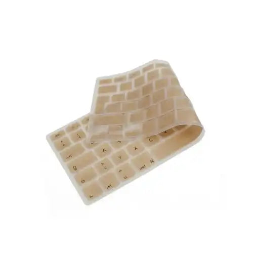 System-S Silikon Tastaturabdeckung Gold Für Deutsche QWERTZ Tastaturen MacBook Pro 13 15 17 Zoll