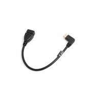 SYSTEM-S OTG USB A 3.0 Weiblich Zu USB-C 3.1 Männlich Adapter Kabel Verlängerung 22 cm 90 Grad