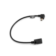 Mini USB Kabel 90 Grad Linker Winkelstecker Auf Mini USB Buchse Daten Und Ladekabel 27 cm
