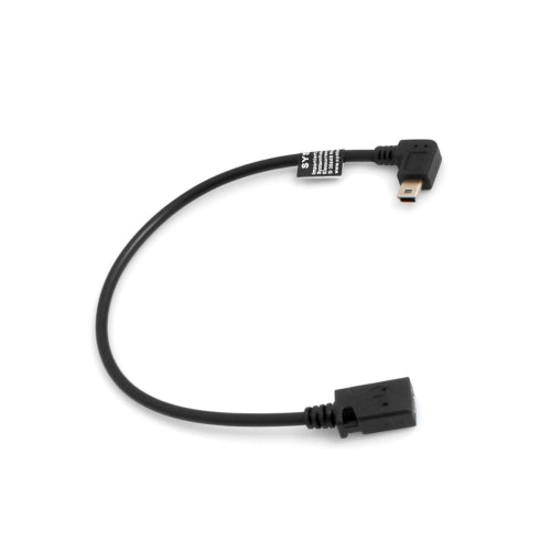 Mini USB Kabel 90 Grad Linker Winkelstecker Auf Mini USB Buchse Daten Und Ladekabel 27 cm