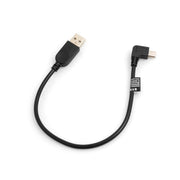 Micro USB Kabel 90 Grad Rechts Winkelstecker USB A Male zu Micro USB Male 27 Zentimeter