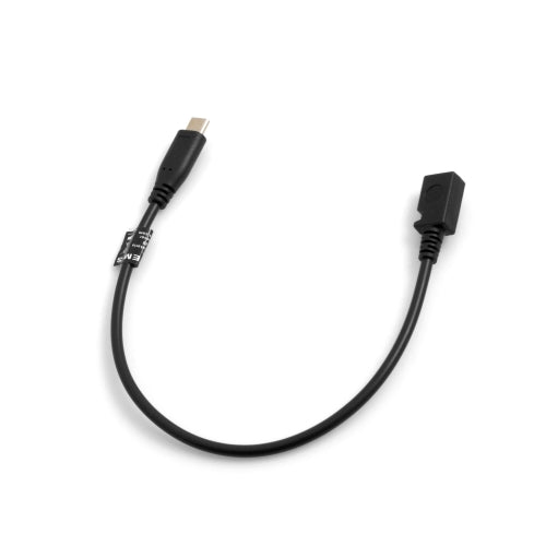 SYSTEM-S USB 3.1 Type C Kabel Stecker zu Micro USB 2.0 Buchse Eingang Converter Datenkabel Ladekabel Verlängerung 28 cm