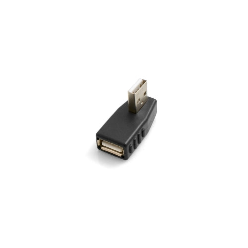 SYSTEM-S USB Typ A Buchse auf USB Typ A Stecker 90° Rechts Gewinkelt Winkelstecker Adapter