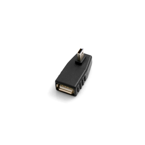 System-S OTG Adapter USB A Host Buchse Zu Mini USB Stecker 90 Grad Rechts Winkel Kabel