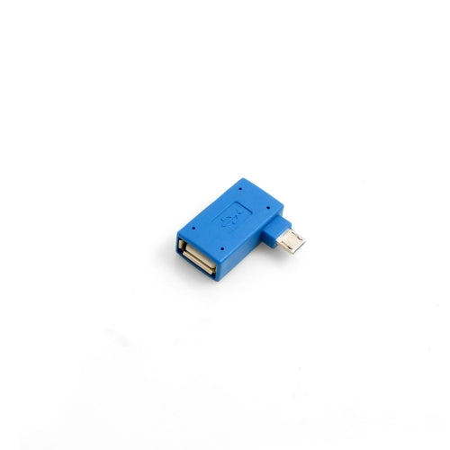 System-S USB OTG Adapter Typ A Auf Micro USB 90 Grad Links Winkelstecker Für Smartphone Tablet PC