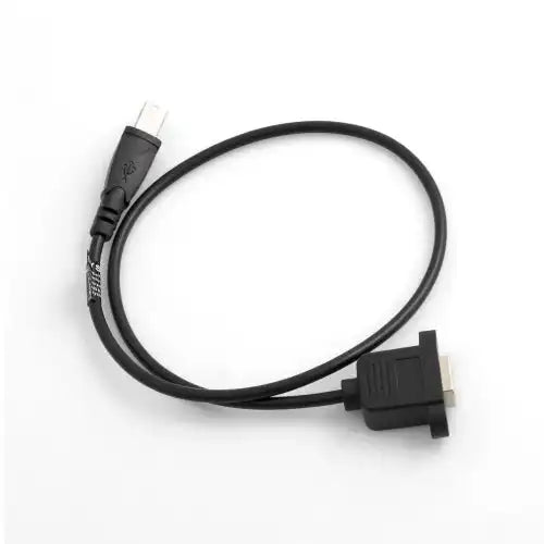 SYSTEM-S USB 2.0 Typ B Panel Mount Verlängerung Buchse Screw Nuts 50cm