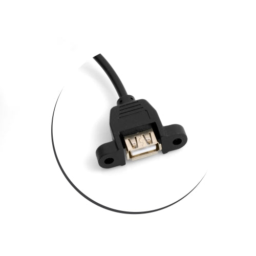 USB Typ B Stecker Zu USB Typ A Buchse Kabel Panel Mount Verlängerungskabel 50 cm