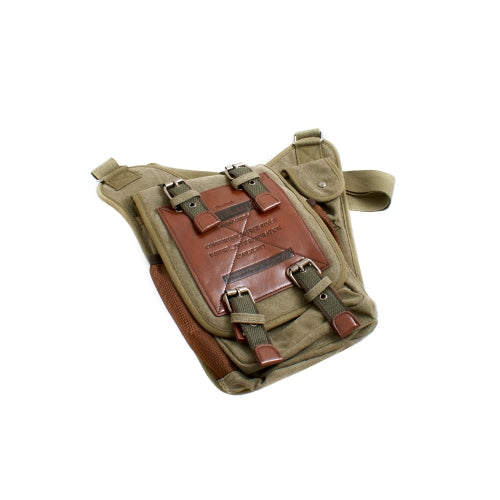 SYSTEM-S Universal Tasche Unterarm Tasche Umhängetasche Schultertasche mit 7 Fächern in Grün