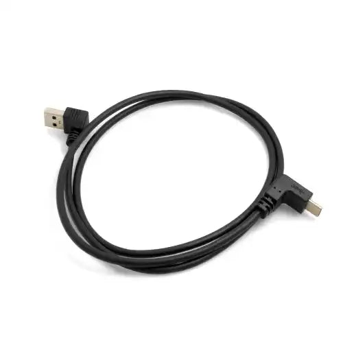 Abwärtswinkel USB A 3.0 Auf USB-C 3.1 Kabel 97 cm Schwarz Für Schnelle Datenübertragung Und Laden