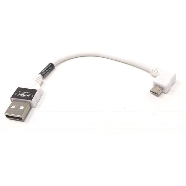 USB A Auf Micro B Kabel 10 cm Linkswinkel 90 Grad USB 2.0 Kabel Fuer Enge Platzverhältnisse Kompakt