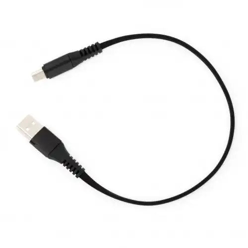Systemhaus Zakaria USB Typ C Auf USB Typ A Kabel 2.0 Flachkabel Schwarz 30 Cm Lang
