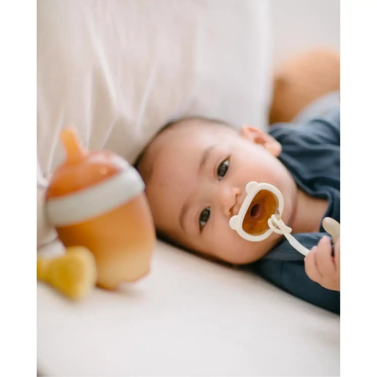 Ultra Wide Neck Baby Bottle 160ml (Grau)