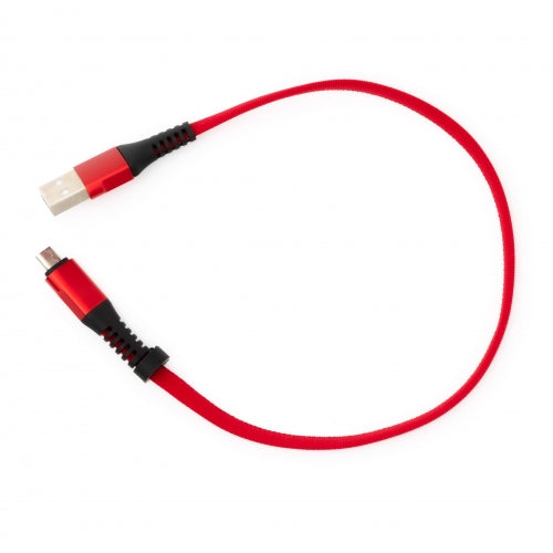 USB A Zu Micro USB Flachkabel Rot 32 Zentimeter Robuste Langlebige Verbindung Für Micro USB Geräte