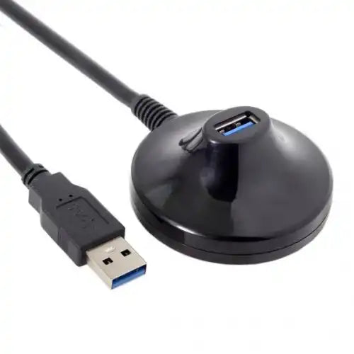System-S USB Kabel Typ A 3.0 (male) auf USB Typ A 3.0 (female) Desktop Verlängerungskabel 70  cm